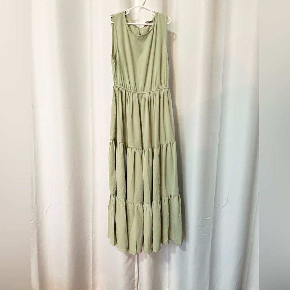 Urban Threads Tiered Ruffle Dress